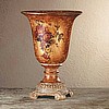 Ceramic Antique-Finish Rose Vase